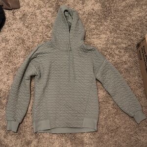 RBX Quilted Gray Hoodie